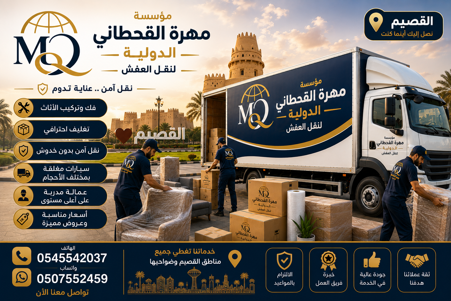 فرع نقل عفش بالقصيم